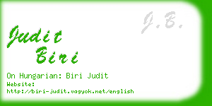 judit biri business card